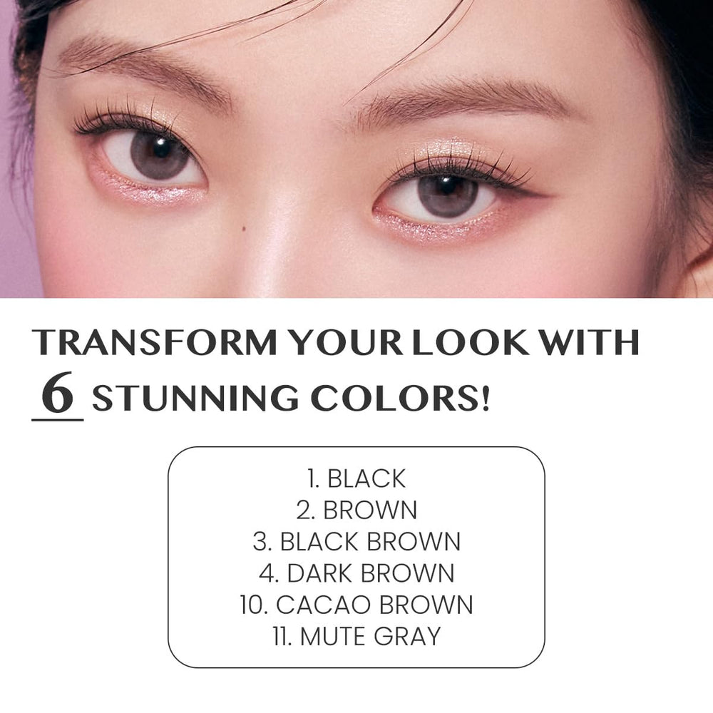 CLIO Professional Sharp So Simple waterproof liner skin swatch shows natural eye definition.