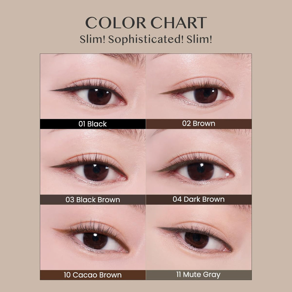 CLIO Professional Sharp So Simple waterproof liner smudge-proof formula closeup.