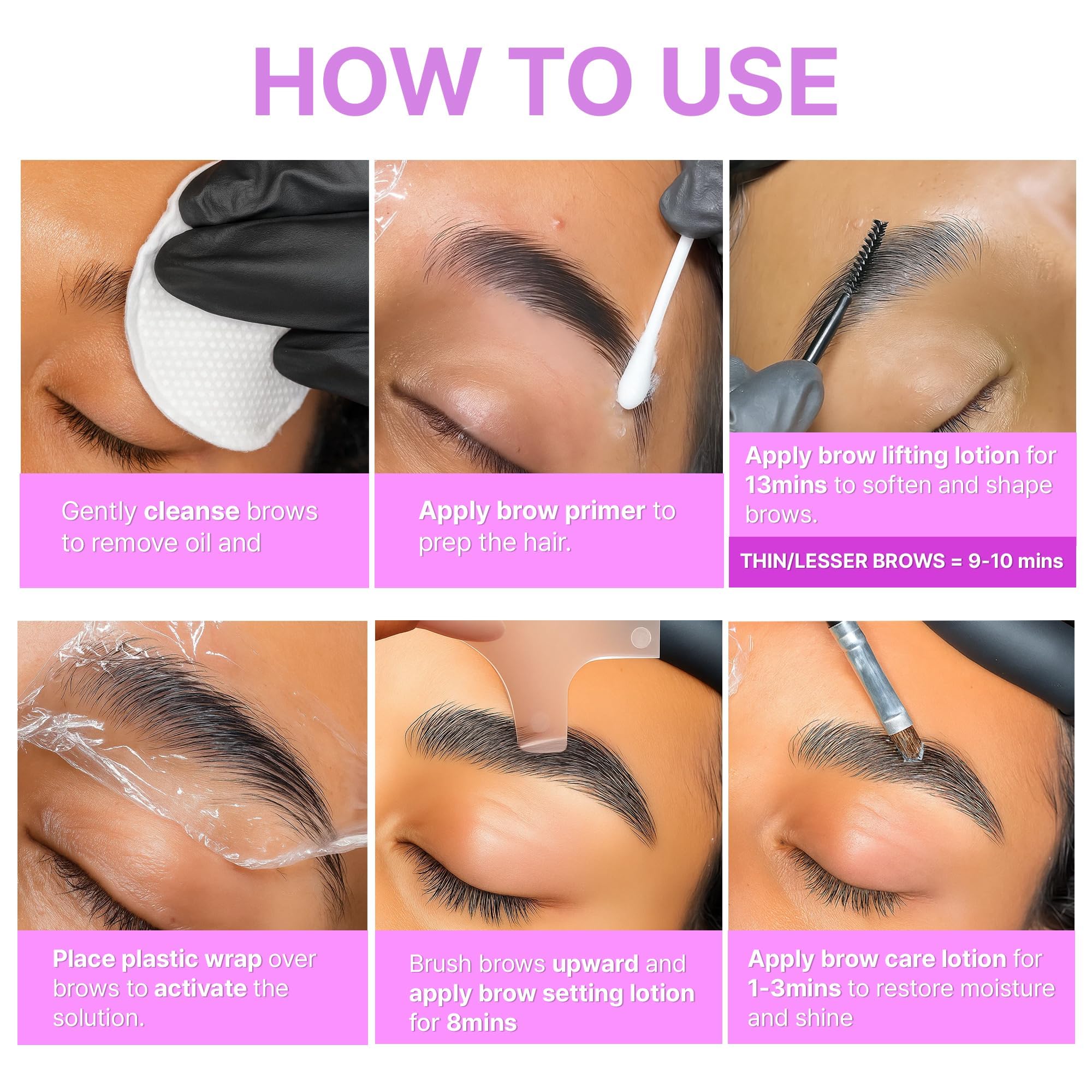 CLIONE PRIME brow lamination kit lotion tube ready to nourish brows safely.