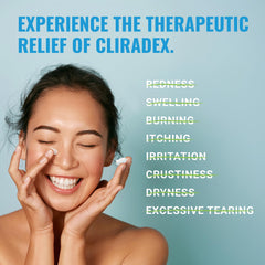Cliradex Foam packaging display showing vegan formula