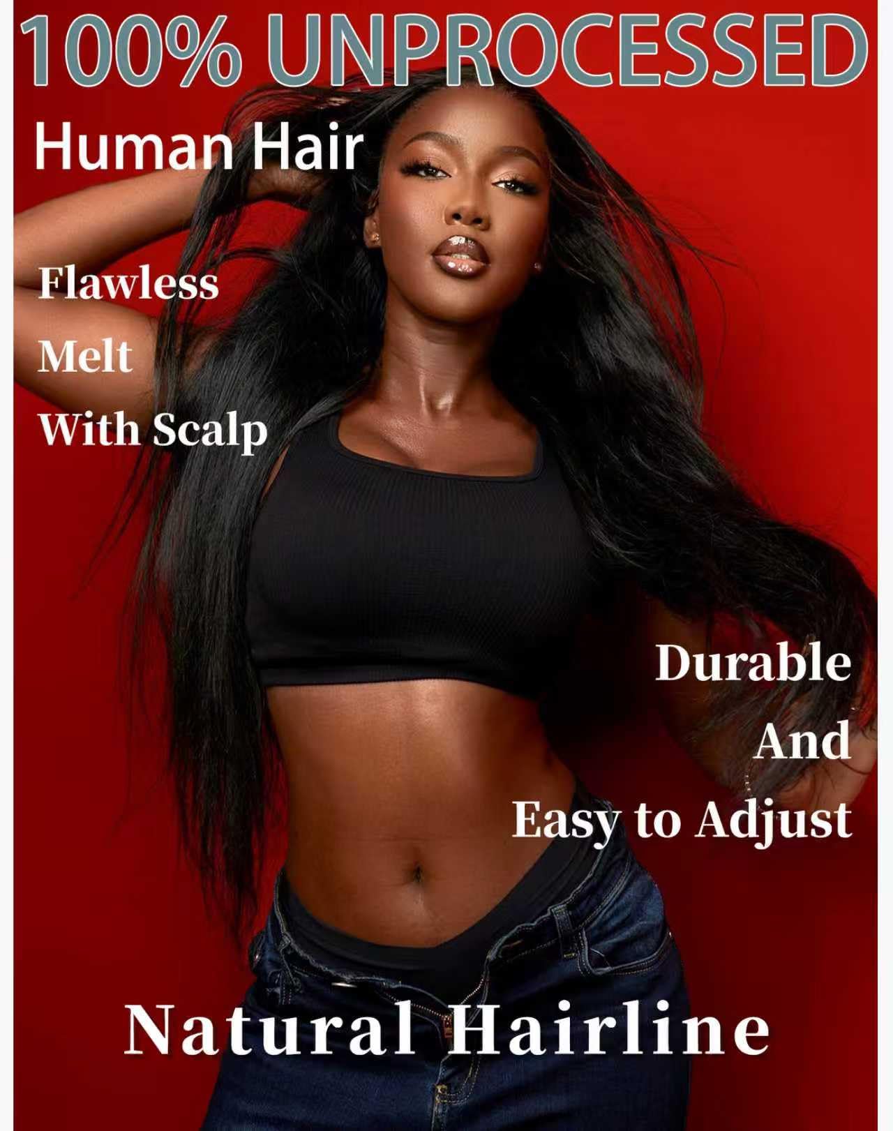 Cllok high ponytail or bun ready for varied styling options.