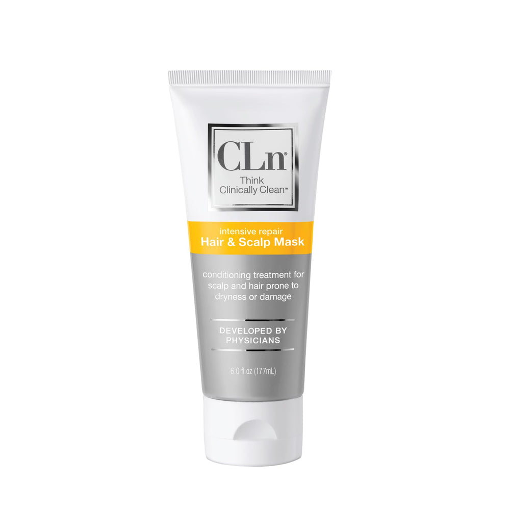 CLn Hair Mask jar closeup showing creamy conditioning for deep hydration.