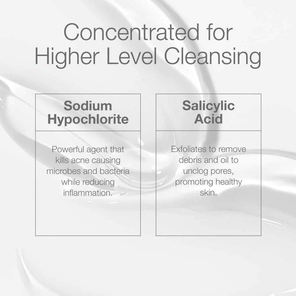 CLn ProStrength Wash hypoallergenic formula with paraben-free ingredients.