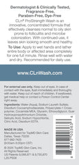 CLn ProStrength Wash salicylic-action close-up highlights pore cleansing.
