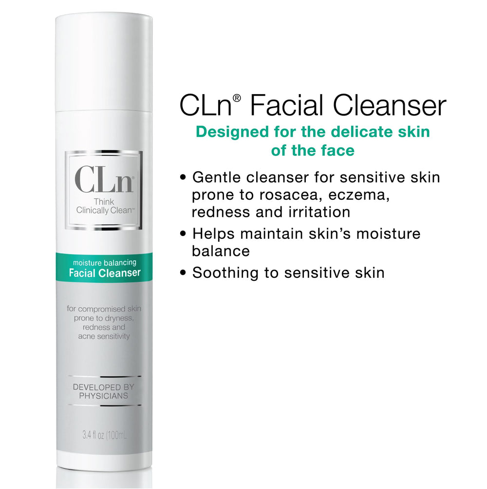 CLn daily skincare routine after cleansing with sunscreen or moisturizer.