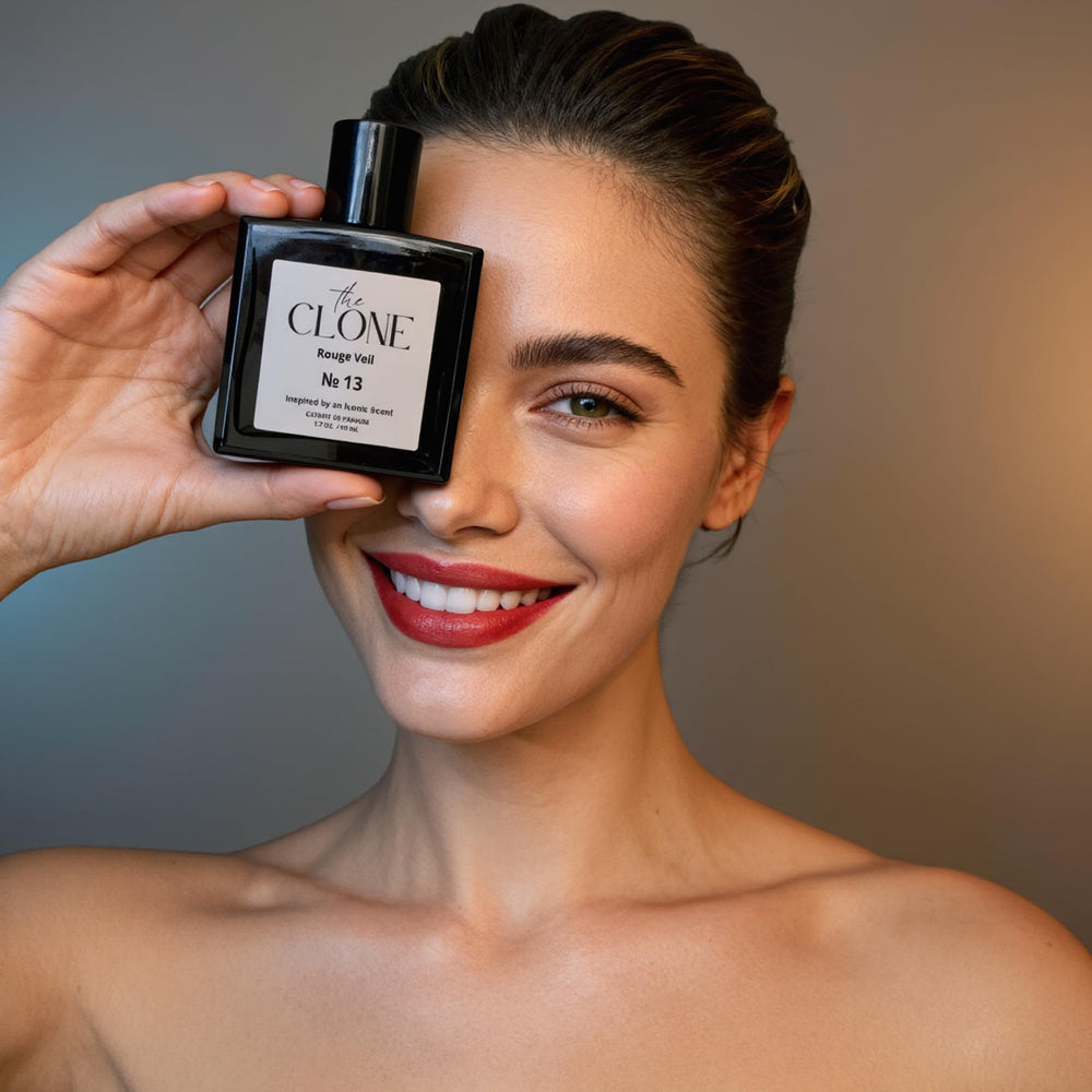 Clone Rouge Veil 13 base-notes fir resin cedar create a lasting foundation.