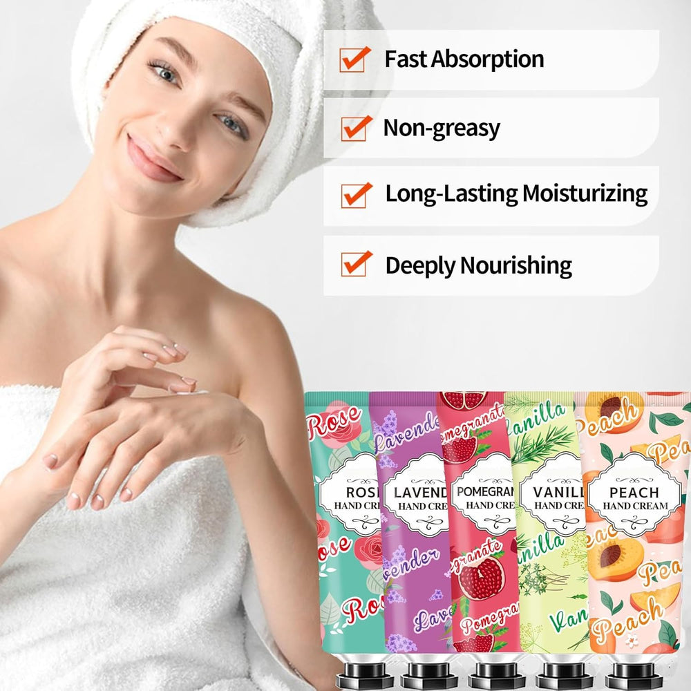 Lavender fragrance CLOTHES OF SKIN hand cream pack offers quick absorption and calming notes.