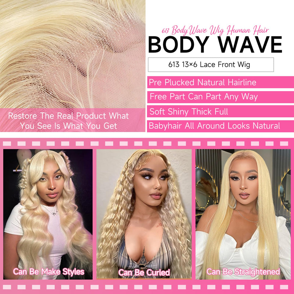 Cloudeer 613 wig side part for versatile daily styling options