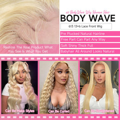 Cloudeer 613 wig side part for versatile daily styling options