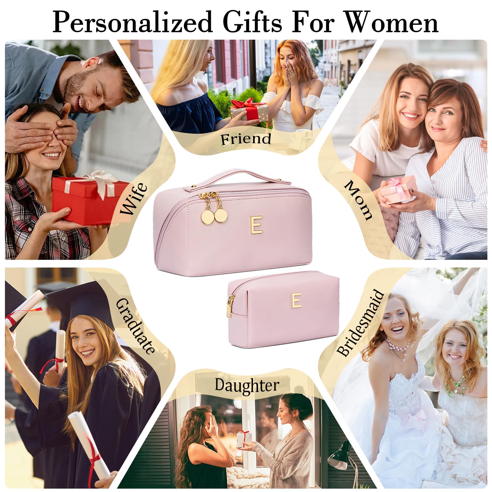 CloudWINGS clear center pocket pink for easy organization on the go