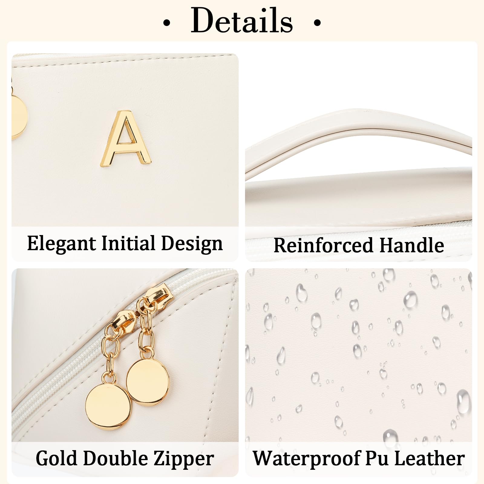 CLOUDWINGS clear center divider aids quick finding of essentials.