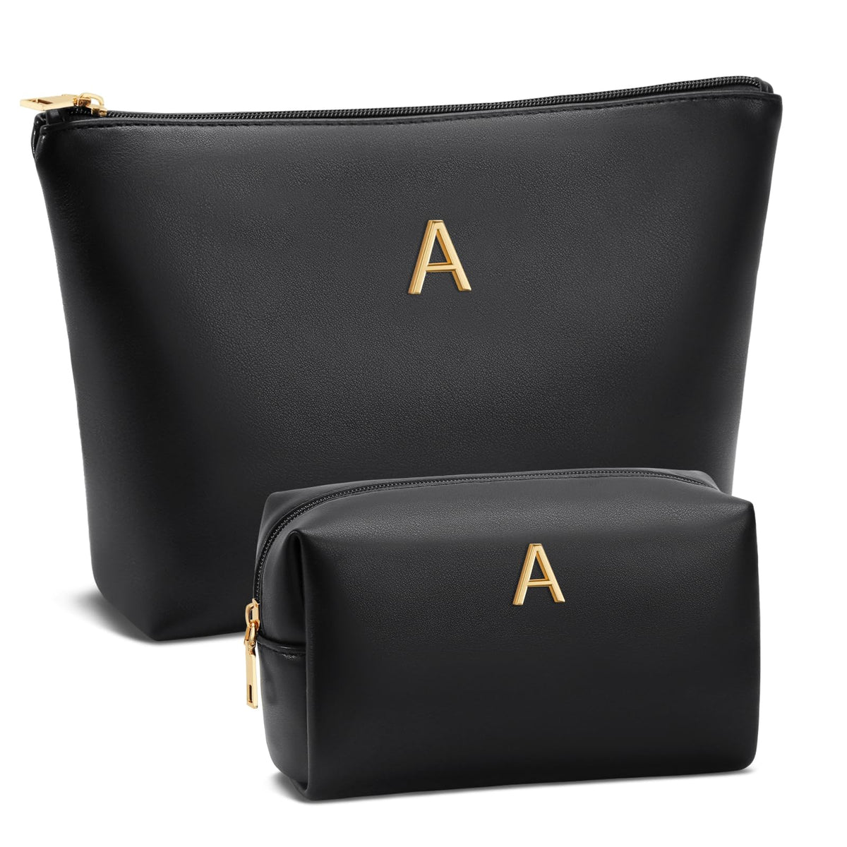 CLOUDWINGS monogram makeup bag front view for a personalized gift