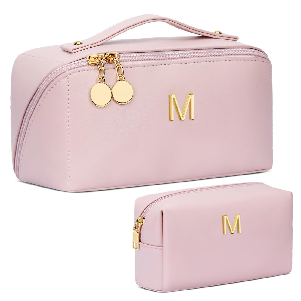 CloudWINGS initial personalization makeup bag showcases custom initials for a stylish, personal gift.