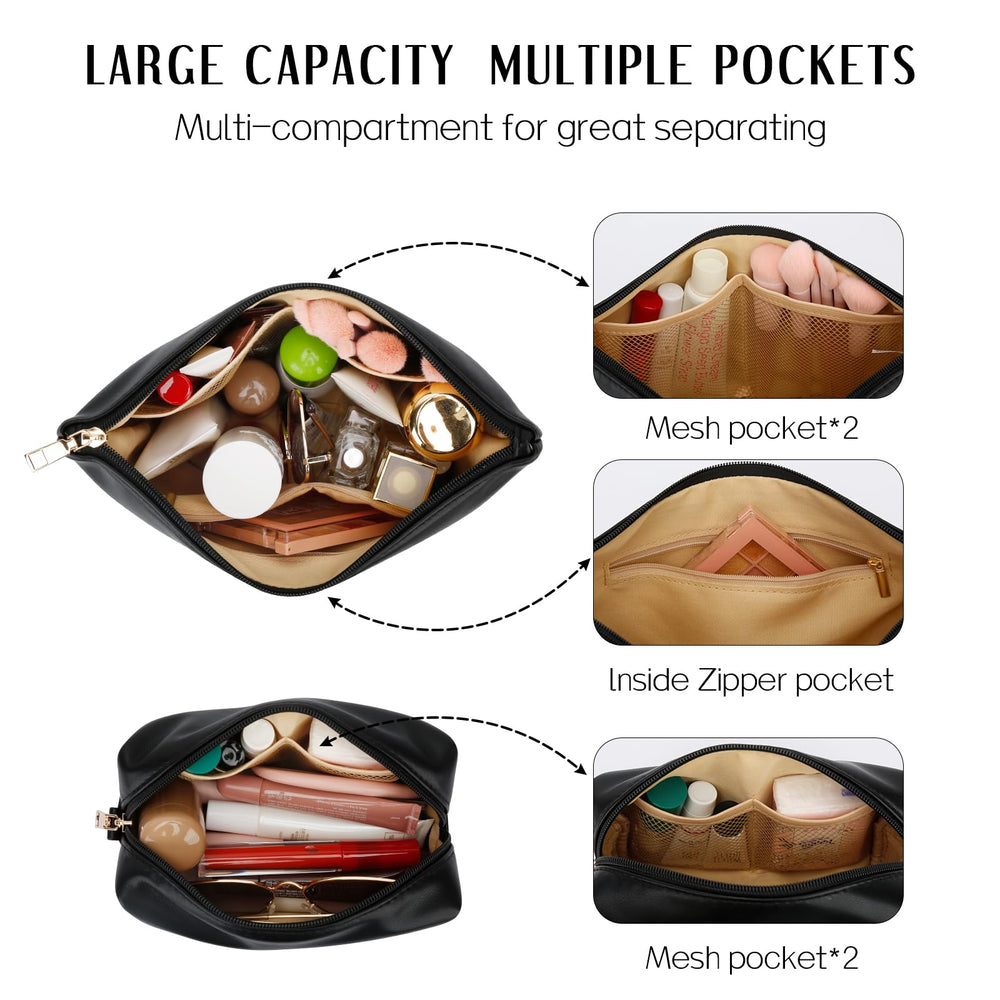 CLOUDWINGS makeup bag in use as a versatile cosmetics and toiletries pouch