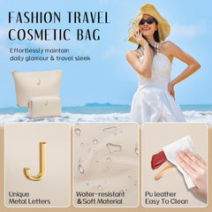 cloudwings smart compartments travel pouch keeps cosmetics organized and easy to access