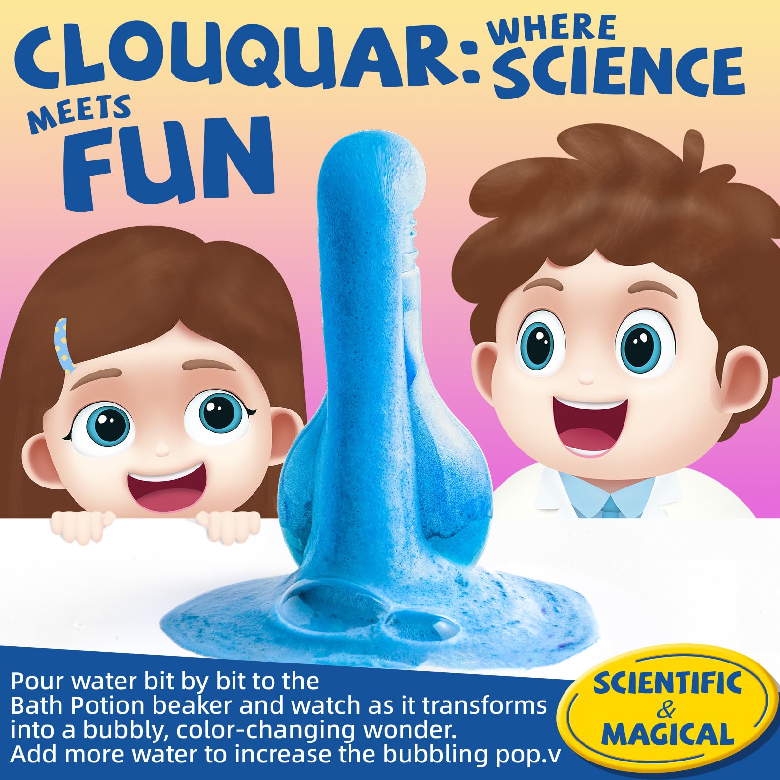 CLOUQUAR six-colors-pack showcases vibrant options for colorful bath routines.