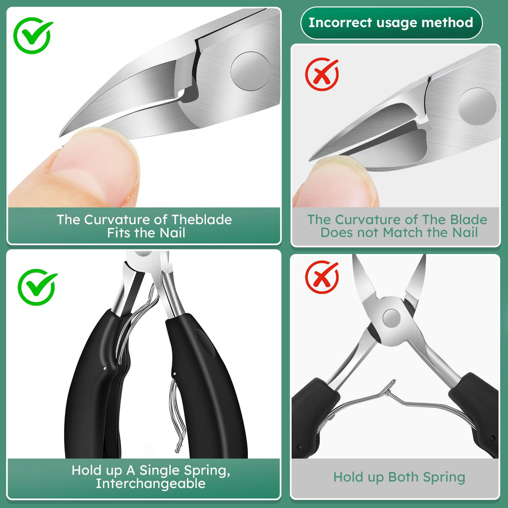 CLPPNA ingrown nail lifter eases lifting at the nail edge.