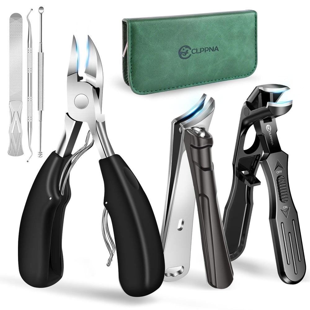 CLPPNA large podiatrist toenail clippers provide smooth trimming for thick nails.