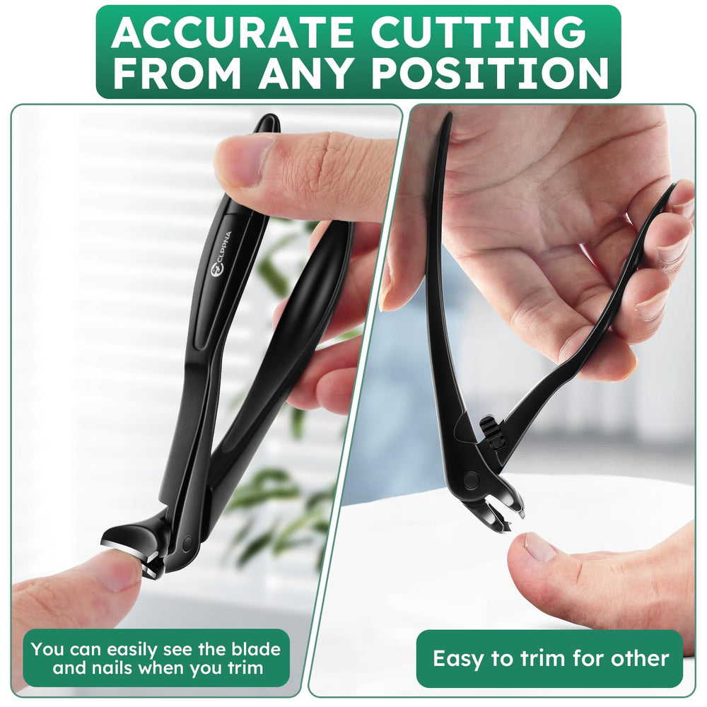 CLPPNA wide jaw opening accommodates thick nails with minimal effort.