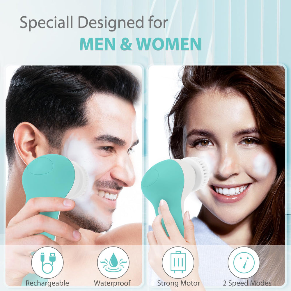 CLSEVXY silicone brush detail showcases skin-friendly cleansing with soft bristles
