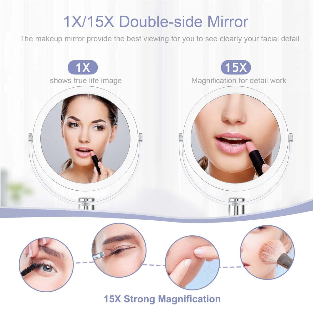 CLSEVXY vanity mirror acrylic frame adds stylish glossy finish