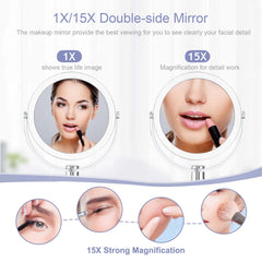 CLSEVXY vanity mirror acrylic frame adds stylish glossy finish