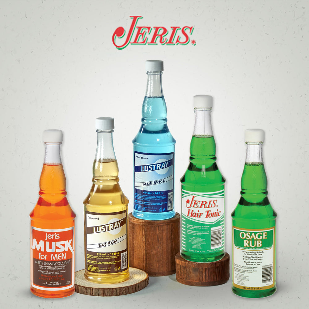 Clubman Jeris Osage Rub para hombres, cuidado clásico.