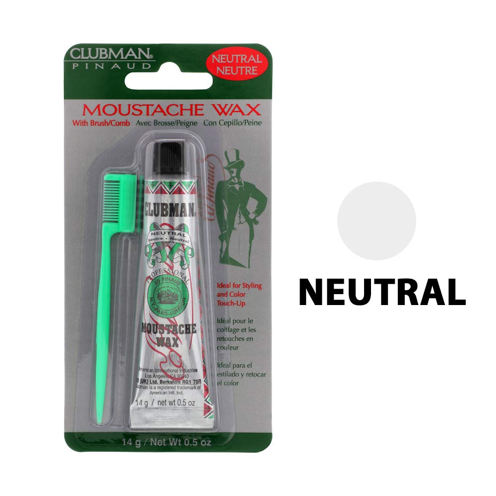Simply rework moustache style with Clubman hang pack throughout the day