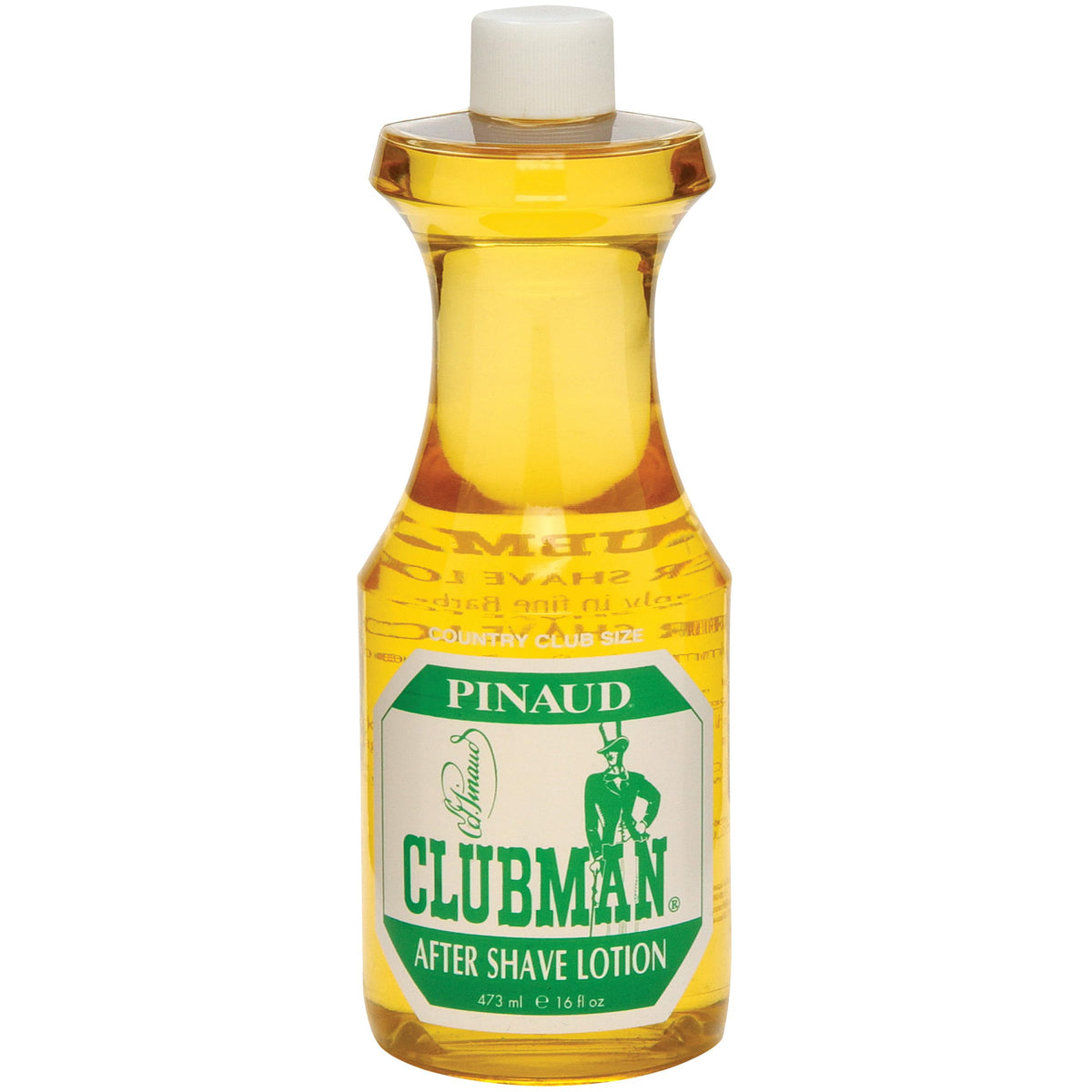 Clubman Pinaud After Shave Lotion bottle with classic barbershop fragrance and soothing finish