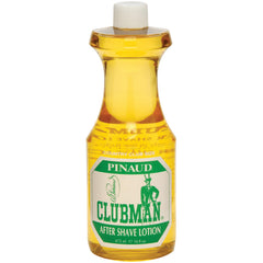 Clubman Pinaud After Shave Lotion bottle with classic barbershop fragrance and soothing finish