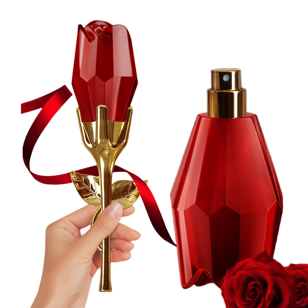 CLY AMS Red Rose perfume bottle close-up showing elegant design for gifting