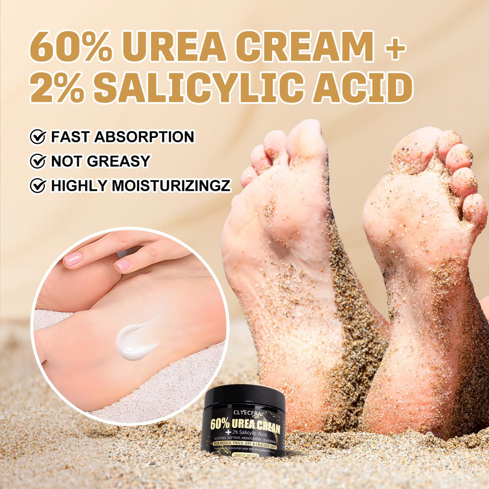 Clyecfra 60% Urea Cream in a dry environment shows day-long hydration protection.