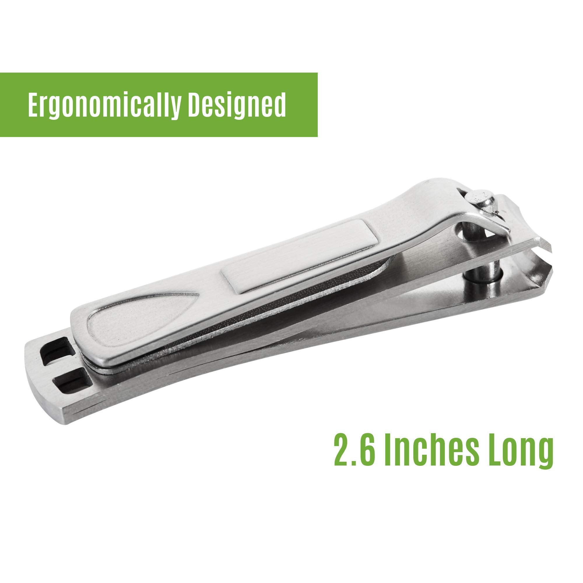 Clyppi nail clippers featuring a built-in under-nail cleaner for quick hygiene.