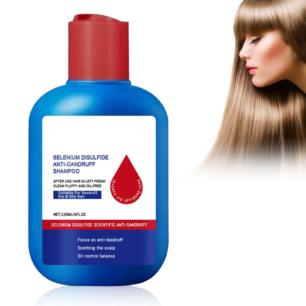 CLYXQP anti-dandruff shampoo bottle may help reduce flakes and refresh the scalp