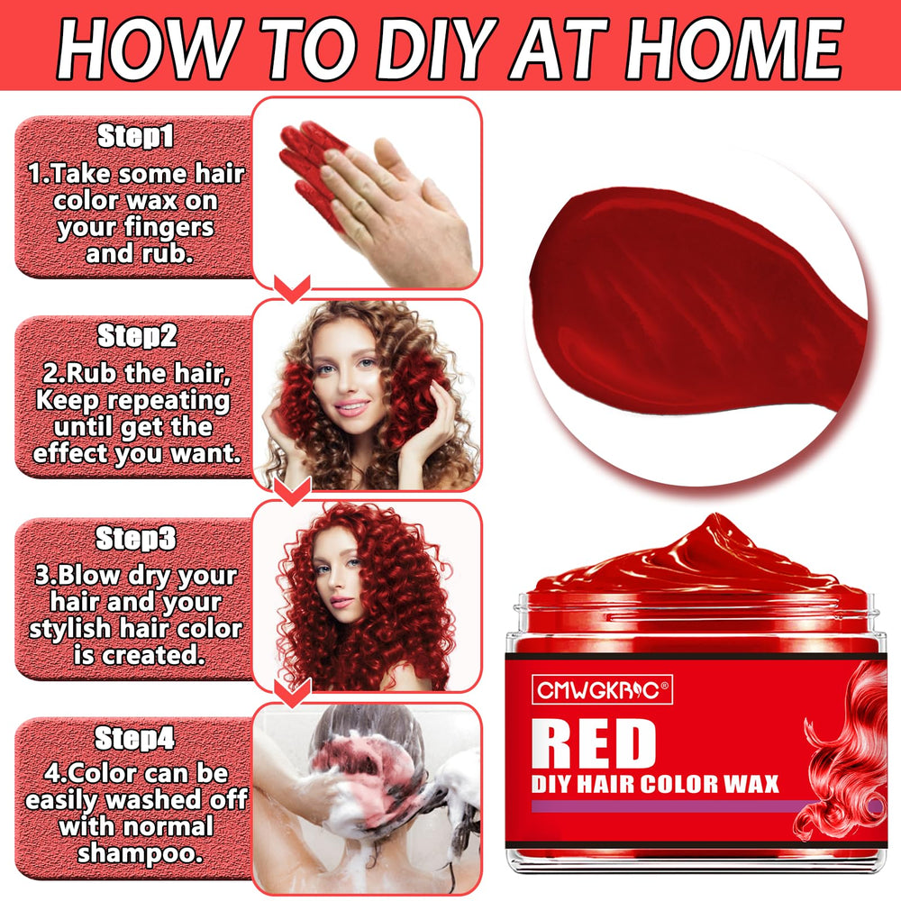 CMWGKBC holiday party-ready hair color wax look