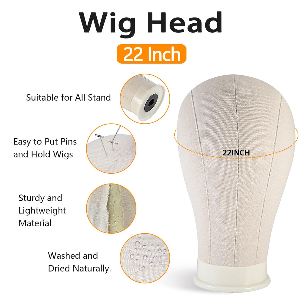 CMZLUMINEST wig head tripod stand provides adjustable height for comfortable floor styling.