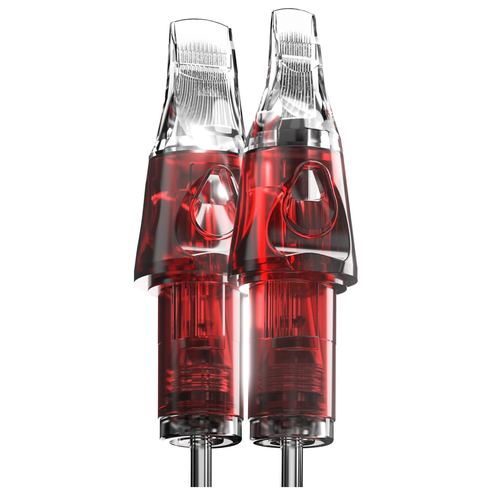 CNC tattoo cartridges 20pcs kit with mixed RM sizes for versatility