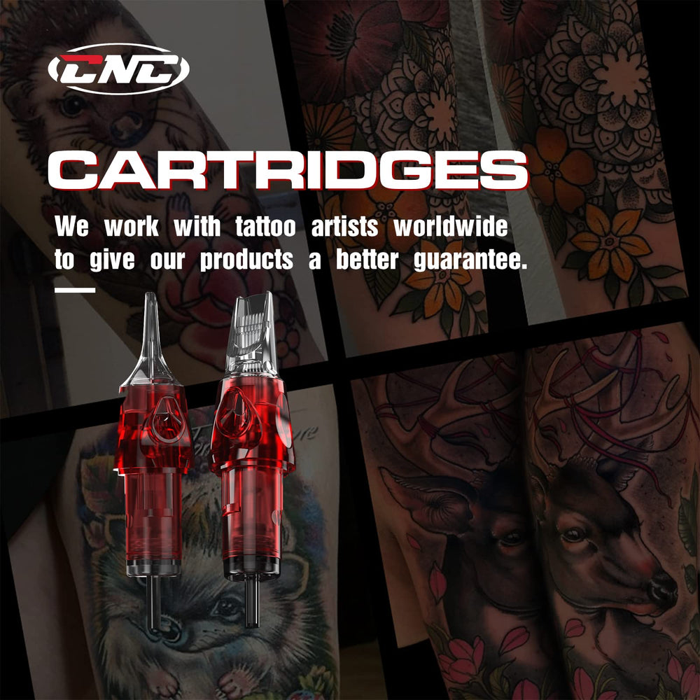 CNC tattoo cartridges ready-to-use kit enabling confident tattoo sessions