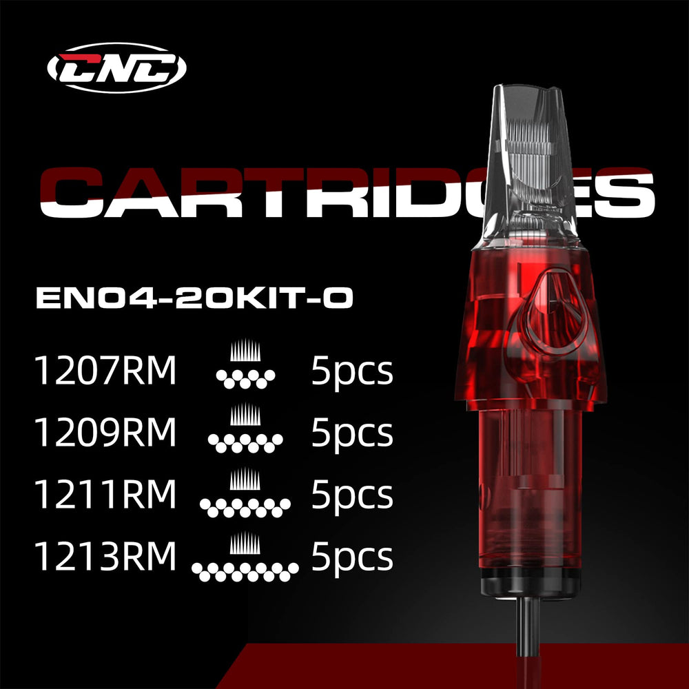 CNC tattoo cartridges sterilized packaging ready for use