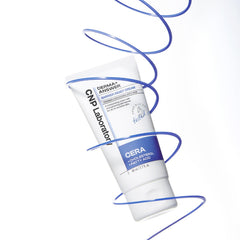 CNP Barrier Reset Cream label closeup emphasizing sensitive-skin friendly ceramides and barrier support
