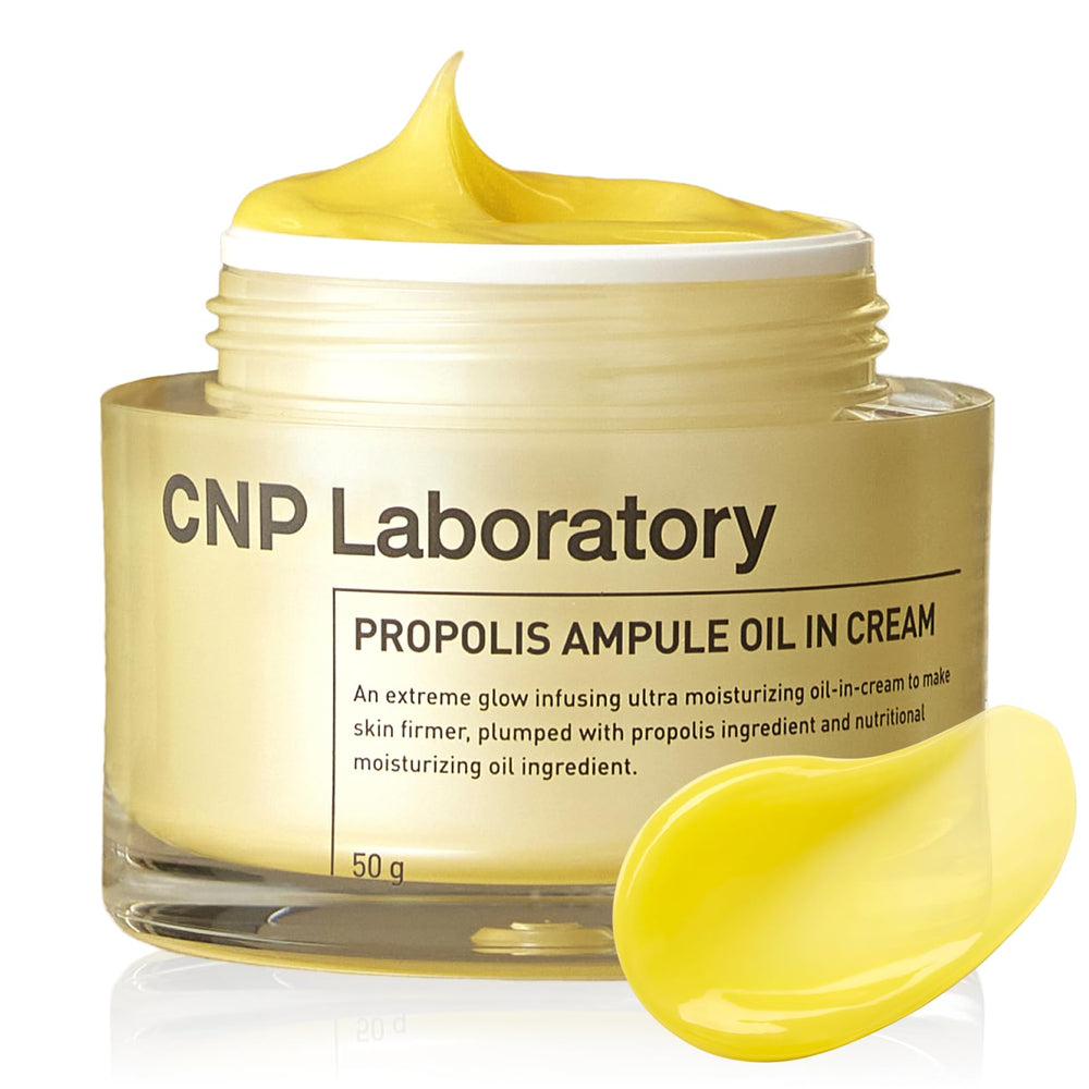 CNP Honey Ceramide Moisturizer bottle close-up showing lightweight hydration for daily glow.