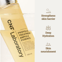 CNP Honey Glow Booster Toner honey ingredient visual suggests antioxidant hydration for glow