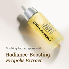 CNP Honey Glow Serum packaging signals gentle, soothing care