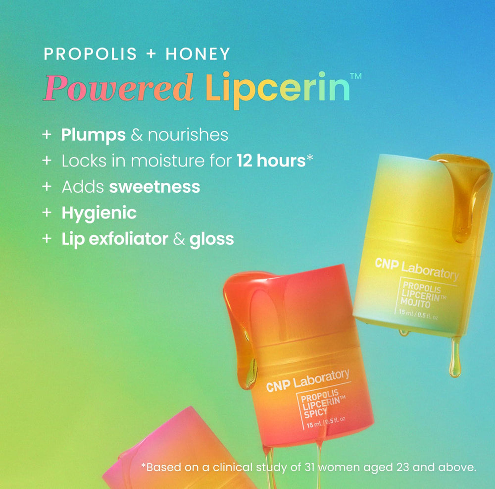 CNP Honey Lip Butter delivers 12-hour moisture for plump, healthy lips.