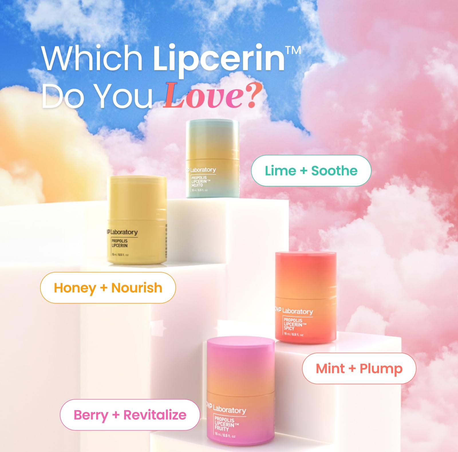 CNP Honey Lip Butter geranium-fragrance image highlighting mood-boosting scent