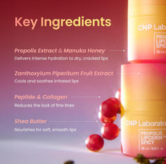 CNP Honey Lip Butter propolis-extract and Manuka honey for rich moisture