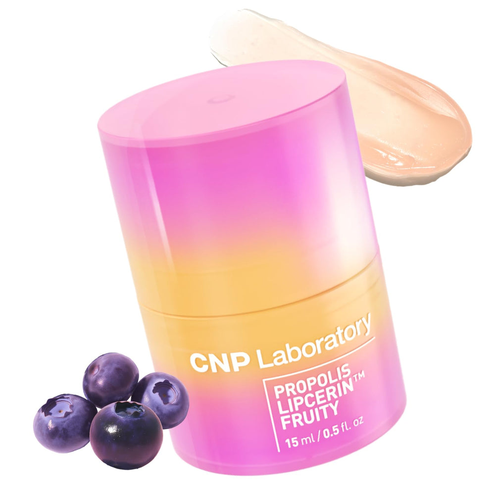 CNP Honey Lip Butter tube with Propolis Lipcerin delivers 12-hour hydration.