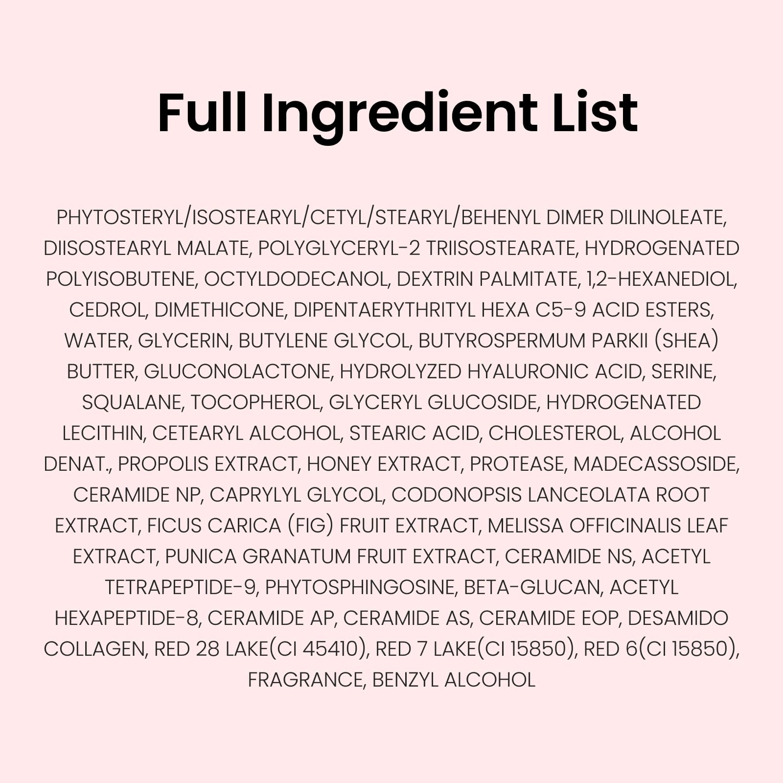 CNP Propolis Jelly Lipcerin Cherry Pie lip swatch emphasizes vibrant color and glow.