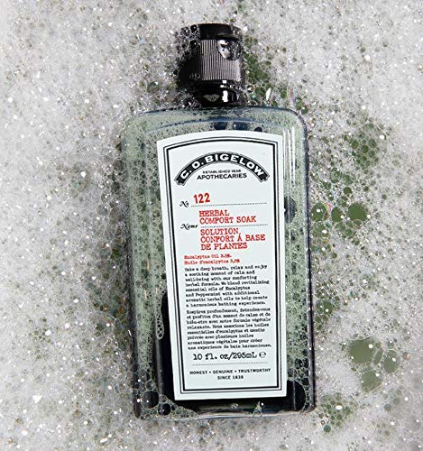 C.O. Bigelow Herbal Comfort Soak tub time moment illustrating warm, rejuvenating bath ritual.