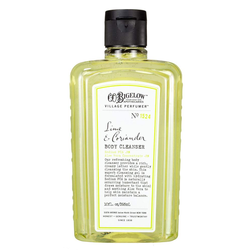 C.O. Bigelow Lime Coriander foam image shows rich lather for thorough cleansing